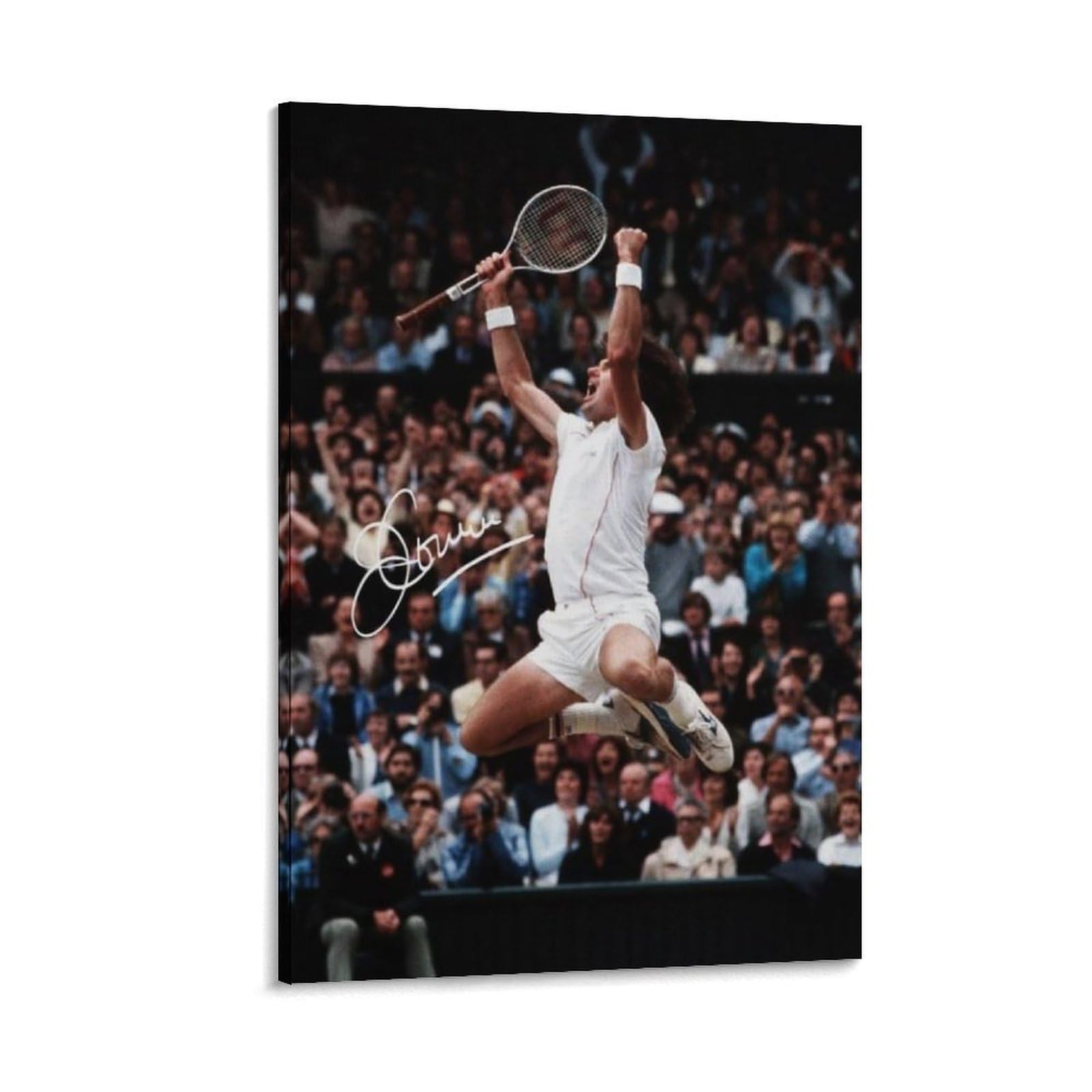 ASUIU Jimmy Connors Canvas Poster Picture Print Wall Art Poster Painting Canvas Posters Artworks Room Aesthetic 12x18inch(30x45cm)