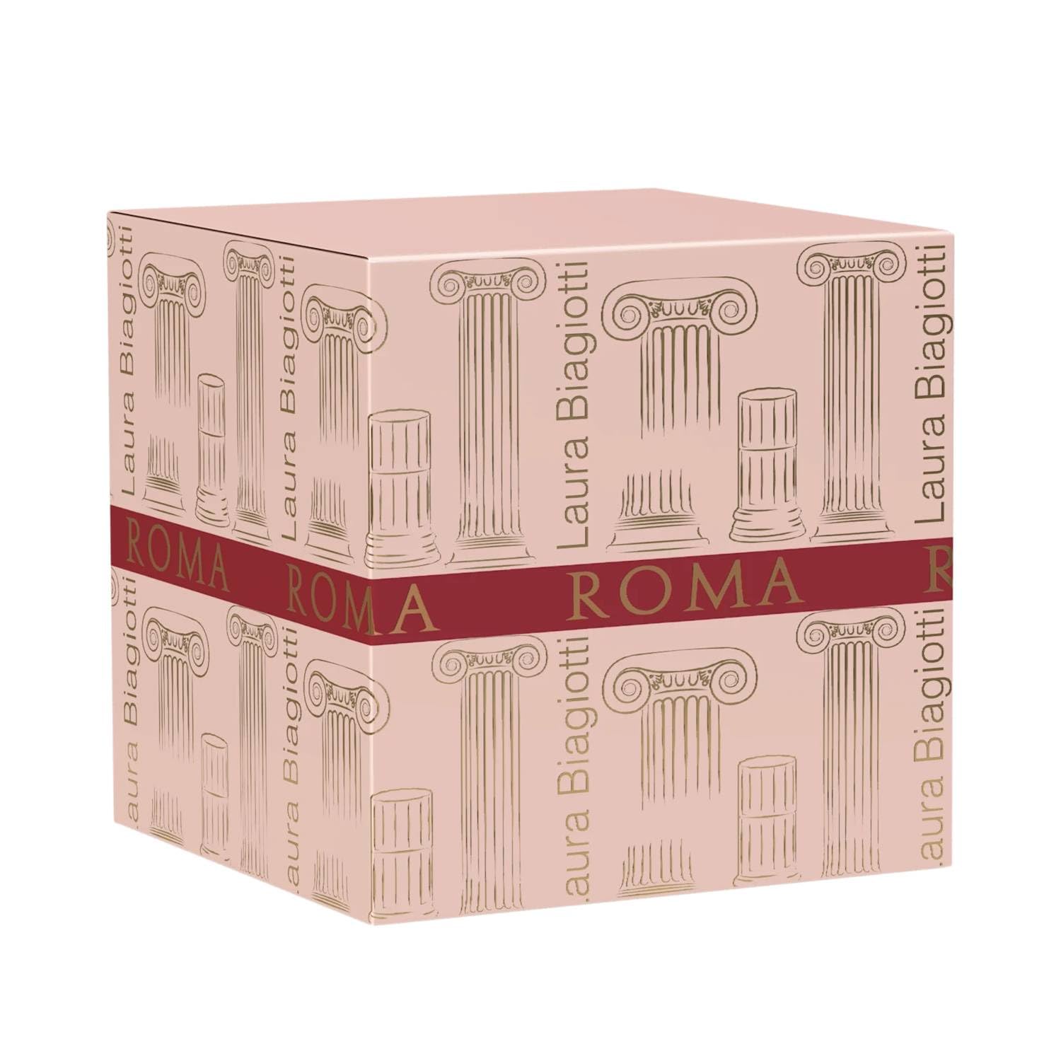 Laura Biagiotti Roma Donna Cofanetto Regalo, Eau de Toilette 25 ML e Latte Corpo 50 ML, Fragranza Elegante