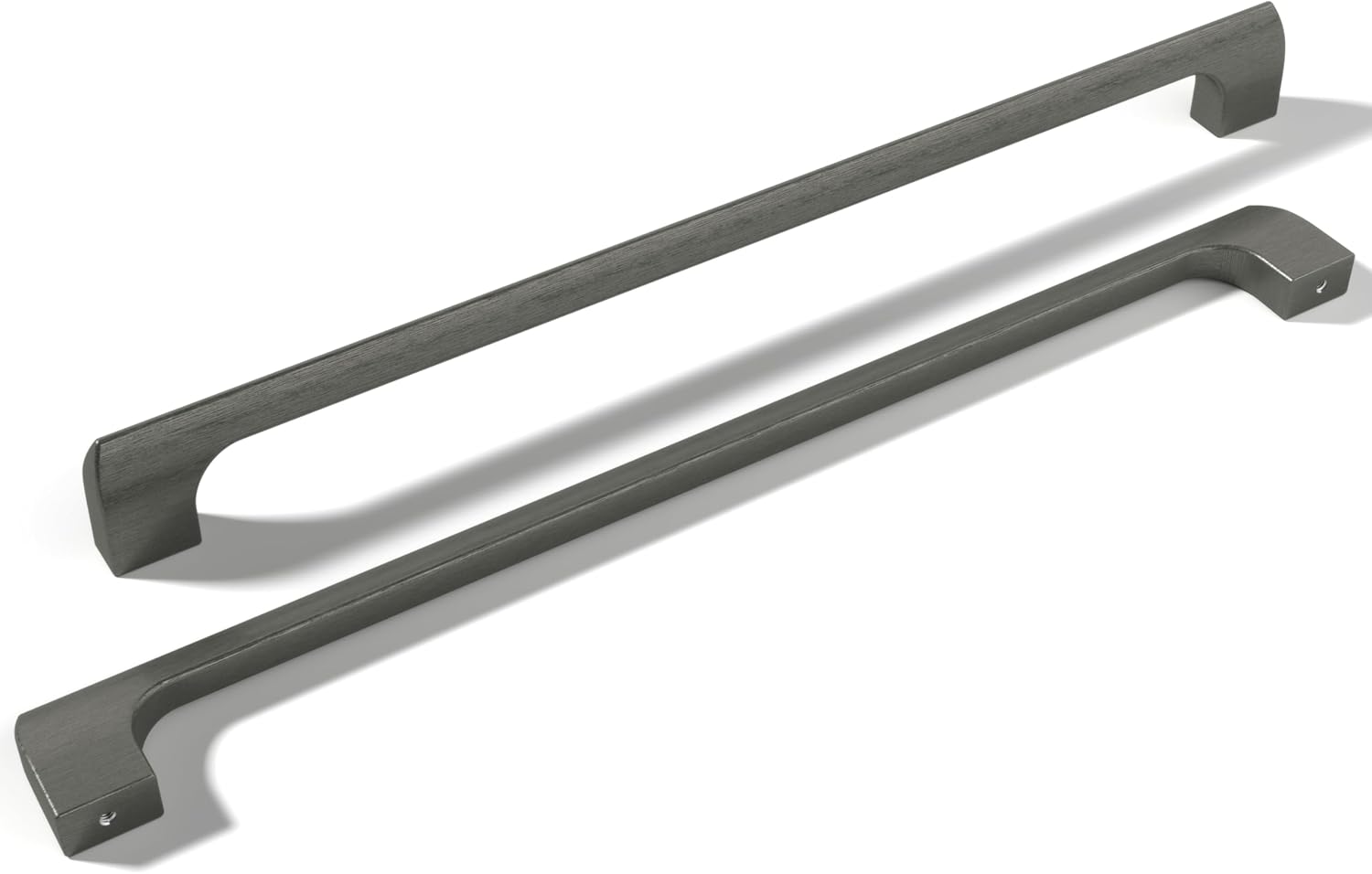 Montti Hardware | 5個パック ガンメタル 8.8インチホールセンター | ソリッドメタルキャビネットハンドル バス