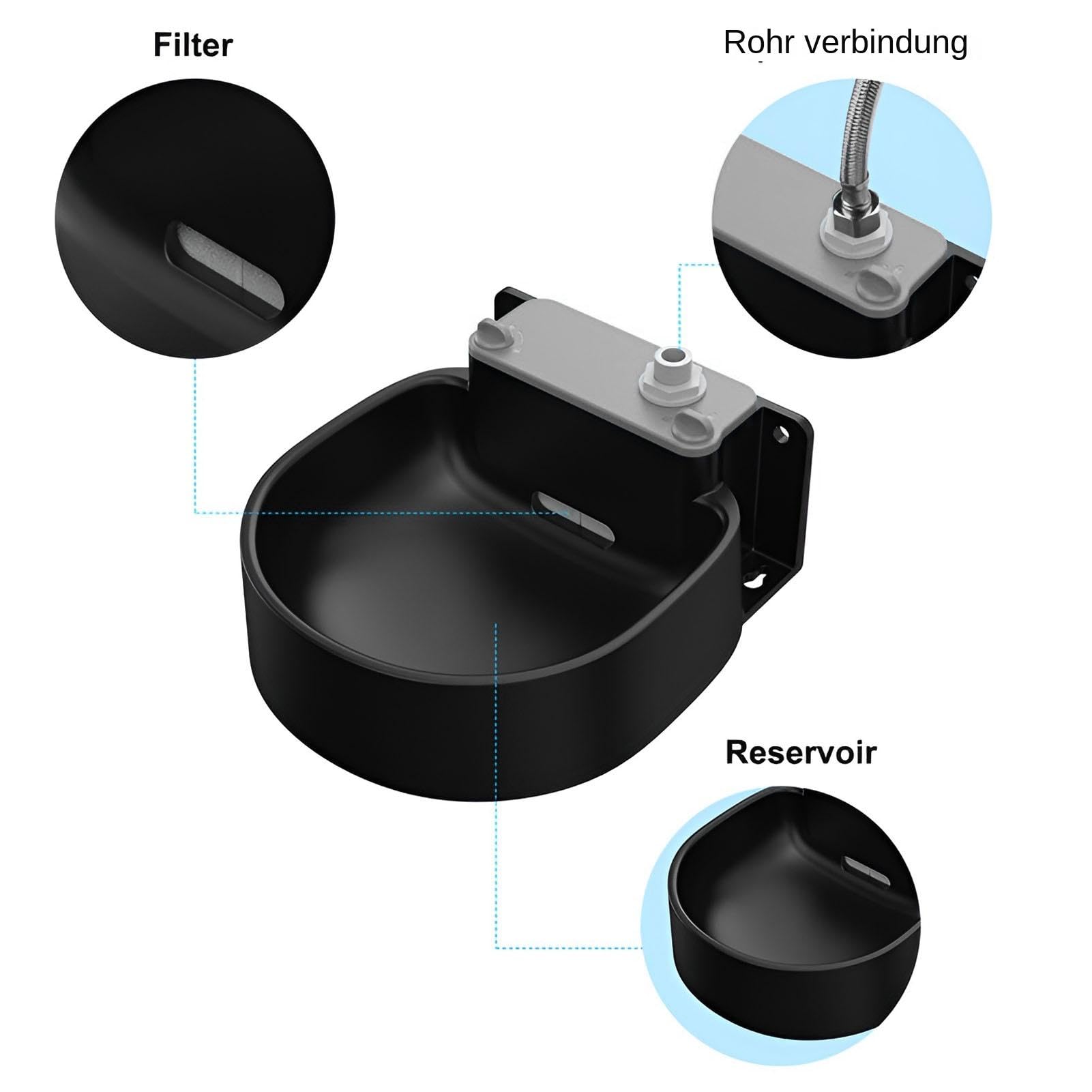 Dispenser automatico per d'acqua per cani, automatica per acqua per cani