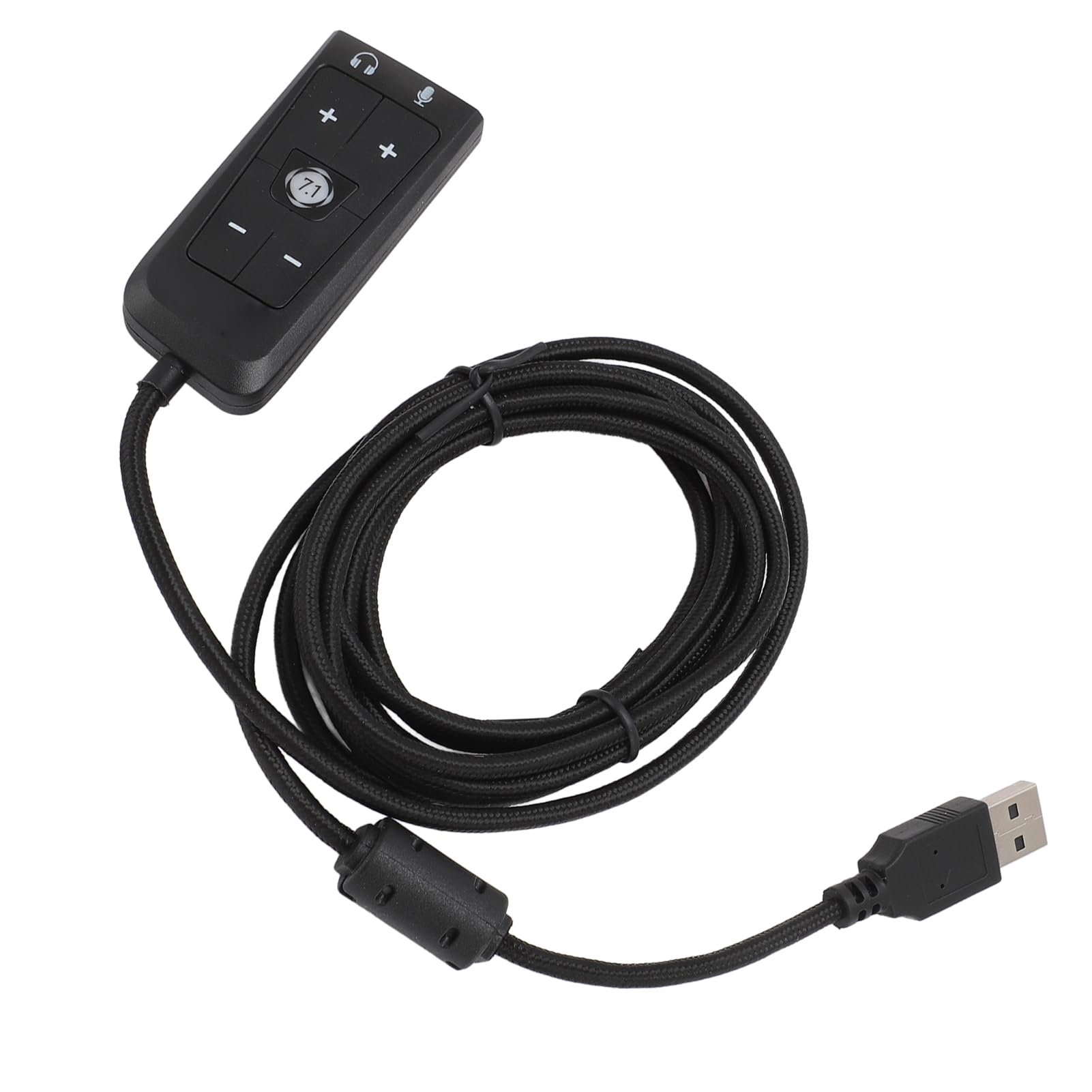 ASHATA Adattatore USB da 3,5 Mm, Scheda Esterna per Cuffie da Gioco per PC con Jack per Microfono, Adattatore da USB a Aux per One