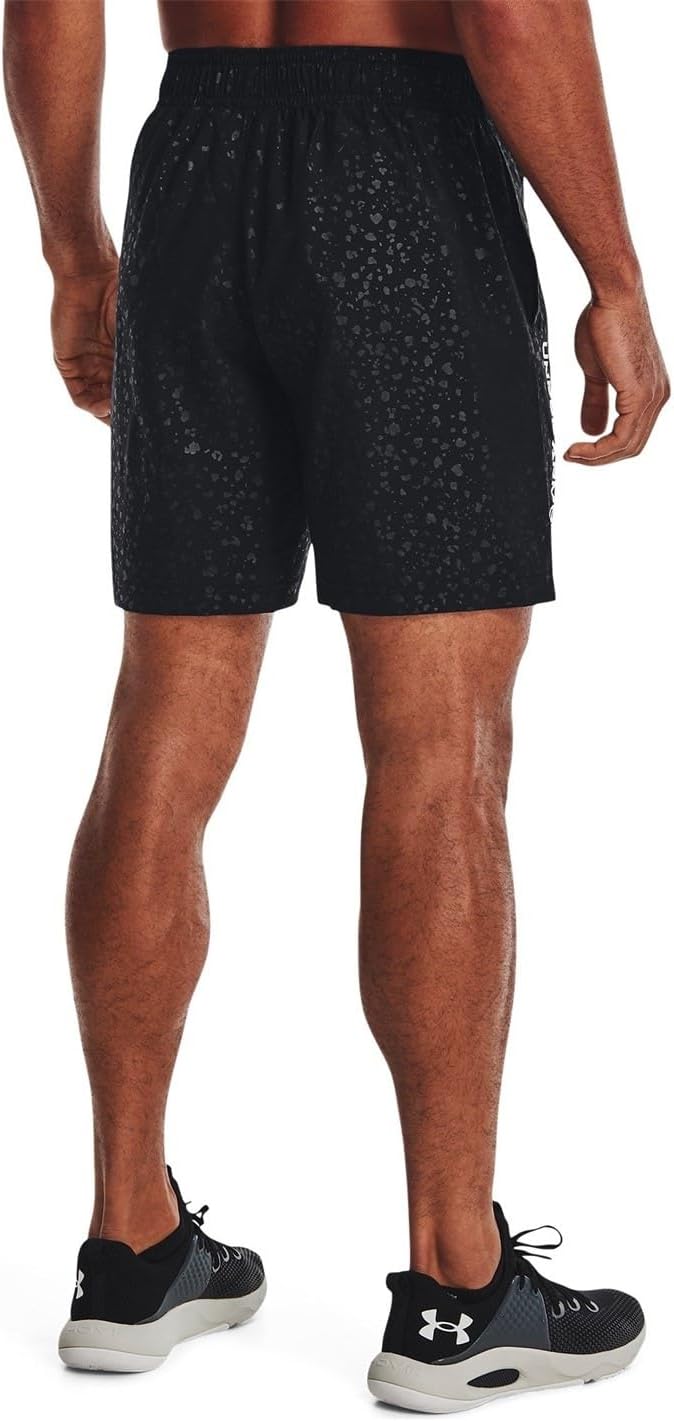 Under Armour Men's UA Embossed Woven Shorts Loose Fit - Image 5