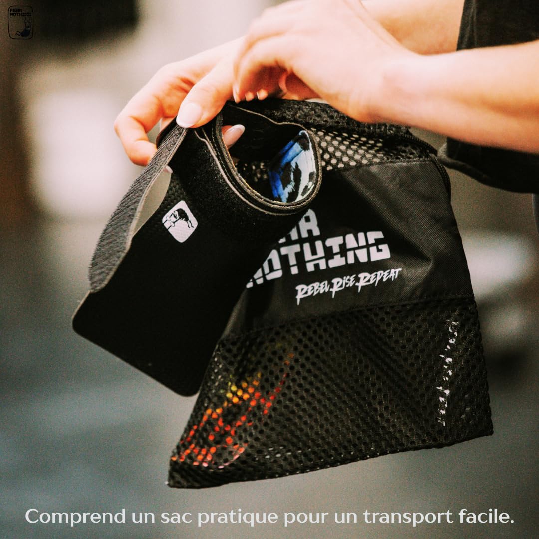 FEAR NOTHING Crossfit Grips Gants d'entraînement pour cross-training haltérophilie Poignées de gymnastique Protection fonctionnelle des mains Gants d'haltérophilie Gants Pullup