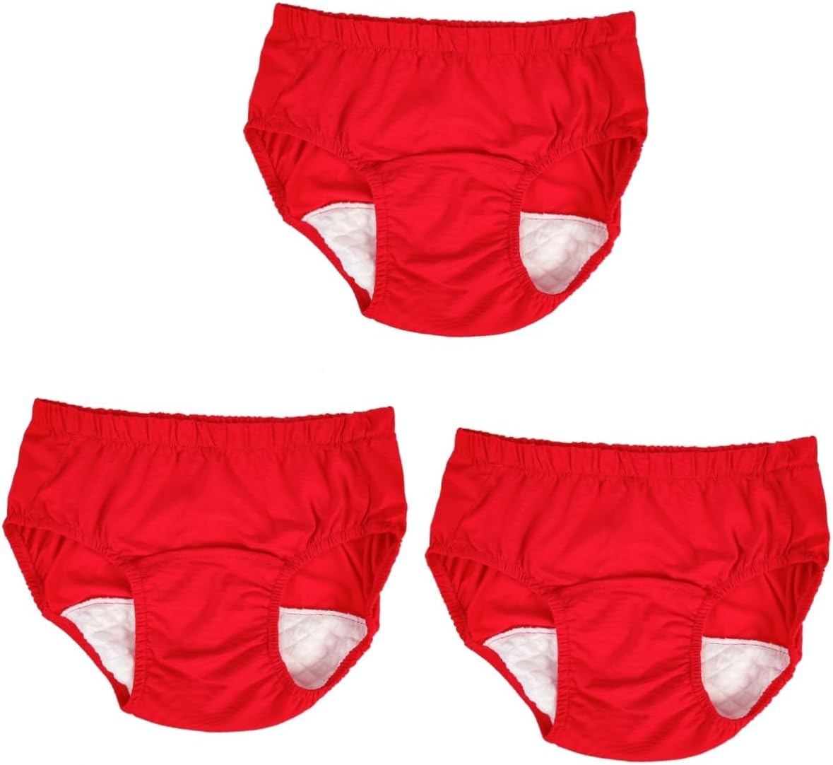 3pcs Portable Outdoor Accessory Senior Diaper Breathable Leakproof Comfortable Fit Postpartum Menstrual Care