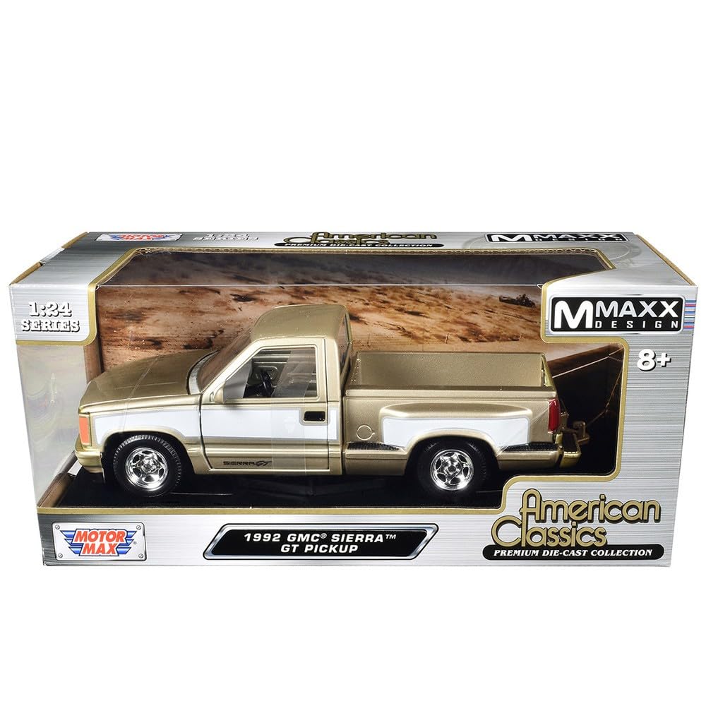 Amazon.com: 1992 Sierra GT Pickup Truck Gold Metallic with