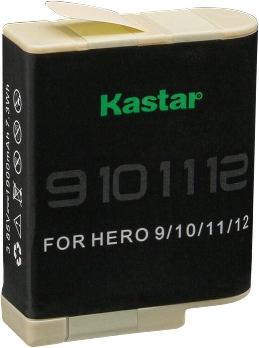 Kastar Battery 1-Pack Replacement for GoPro HERO12 Hero 12 Black Action Camera, GoPro ADDBD-212 ADBAT-001 ADDBD-001 Battery