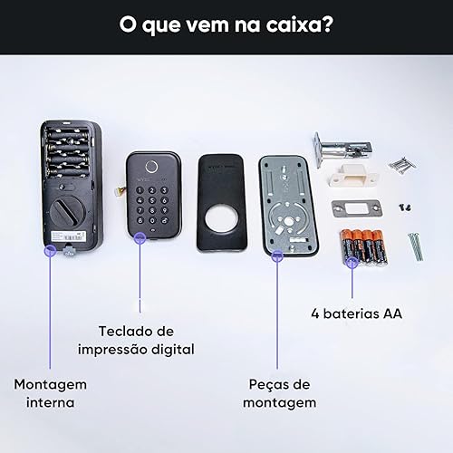 Miniatura 6 de Wyze - Perno de bloqueo automático, desbloqueo de huellas dactilares con teclado, cerradura electrónica inteligente para puerta de entrada, IPX5