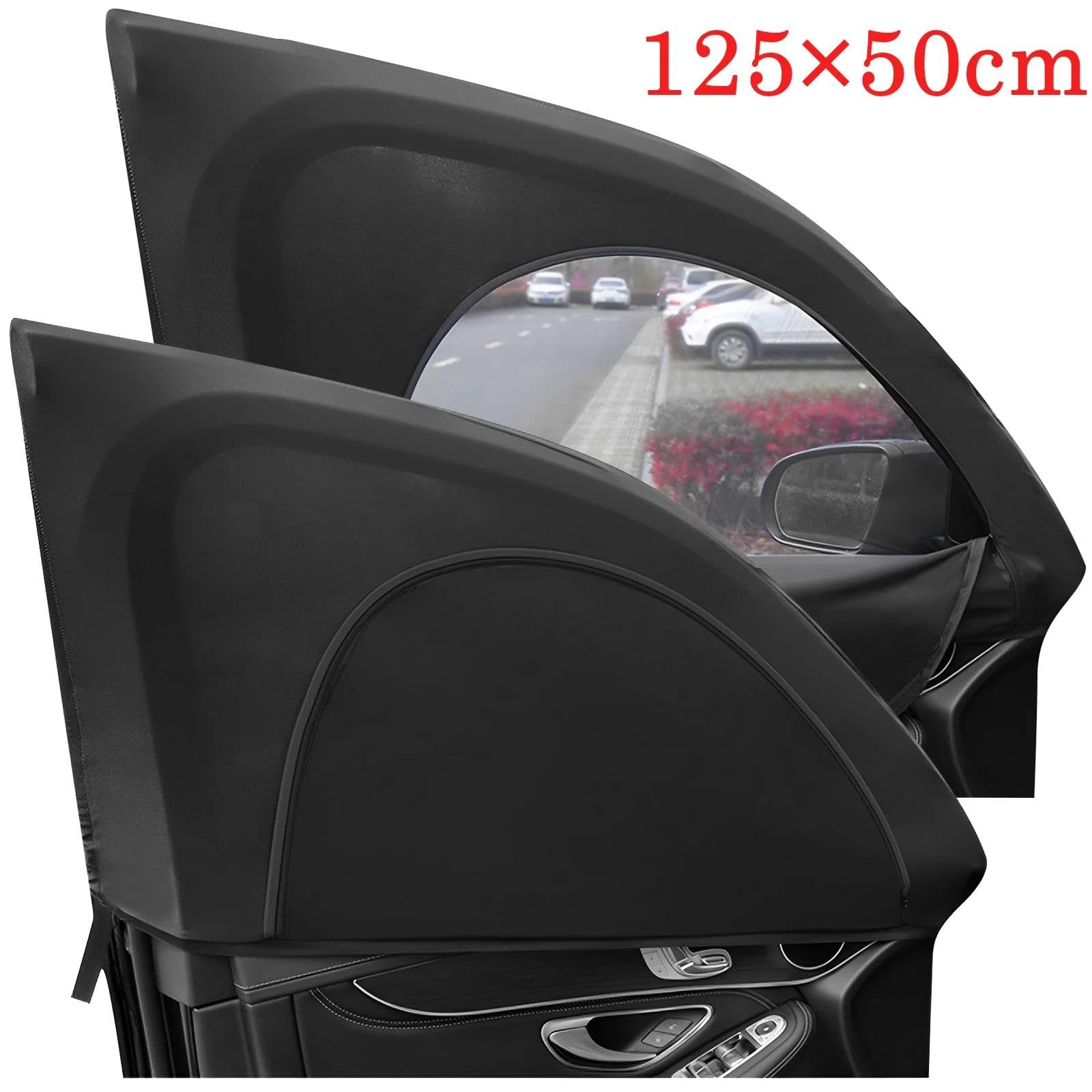 Auto Protección Ventana 2 Cortinas Elásticas Para Ventana De Coche Parasol Transpirable Para Ventana Delantera Y Trasera Protección Solar(2pcs Front Window)