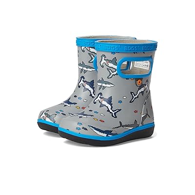 Bogs Kids Skipper II Pixel Shark (Toddler) Kids Shoes Gray