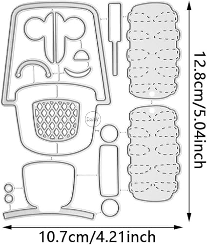 Miniatura 10 de DzIxY Gorras de motocicleta, troqueles de corte de metal para hacer tarjetas, papel de relieve, troquelados, plantillas de máquina de álbumes de