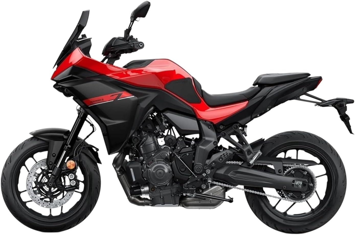 Motorcycle Tank Sticker Motorcycle Accessories Non-Slip Side Fuel Tank Stickers Pad Rubber Protection for YA&MAHA Tracer7 / GT 2025.