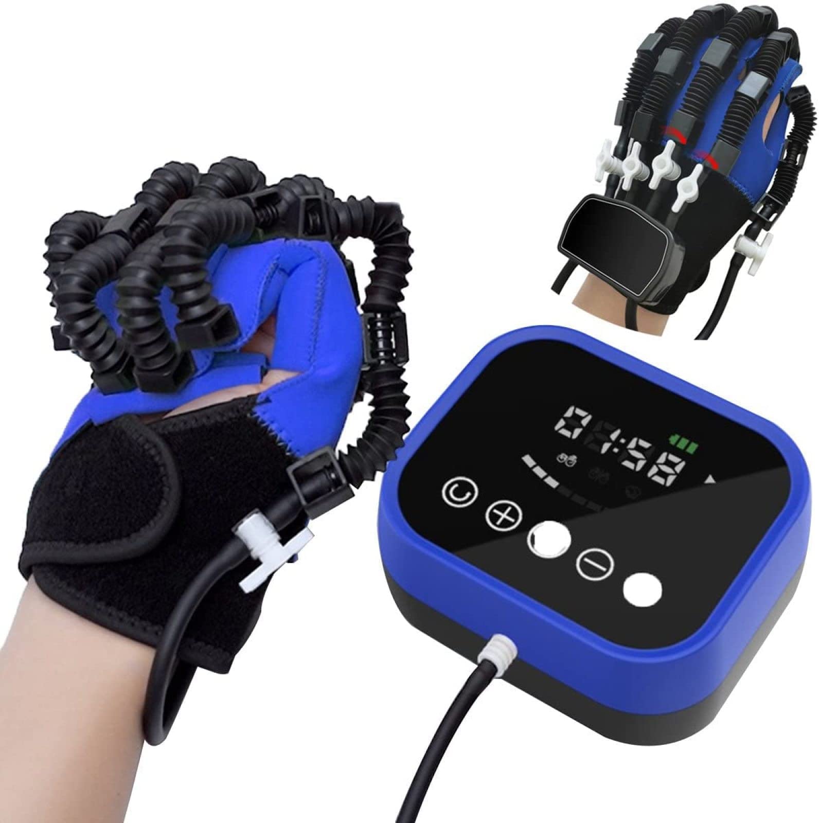 Finger Training Stroke Hand Stecca per raddrizzare Le Dita Protezione del tutore per l'ictus Emiplegia Recupero della Funzione della Mano (XL Sinistro)