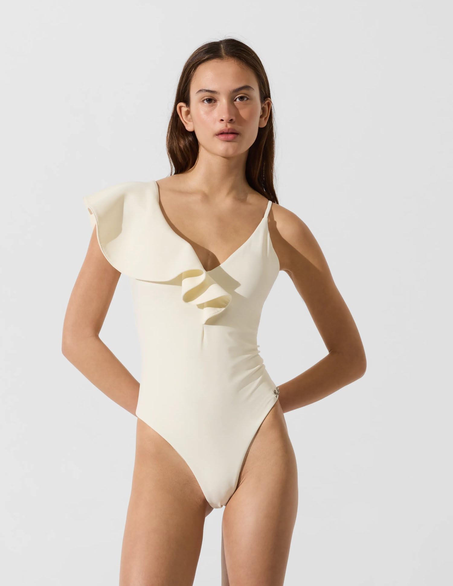 KARL LAGERFELD Kostium kąpielowy Signature Ruffle