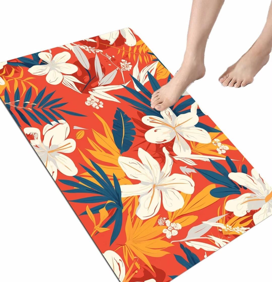 Tapis de bain en pierre végétal : fini le sol mouillé et glissant