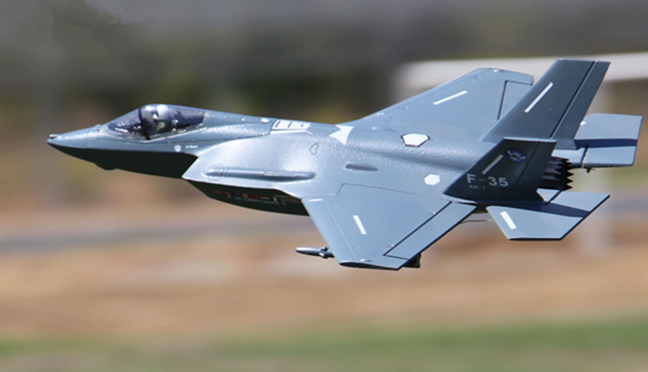 Amewi AMXFlight F-35 Jet EPO PNP grigio RC telecomandato