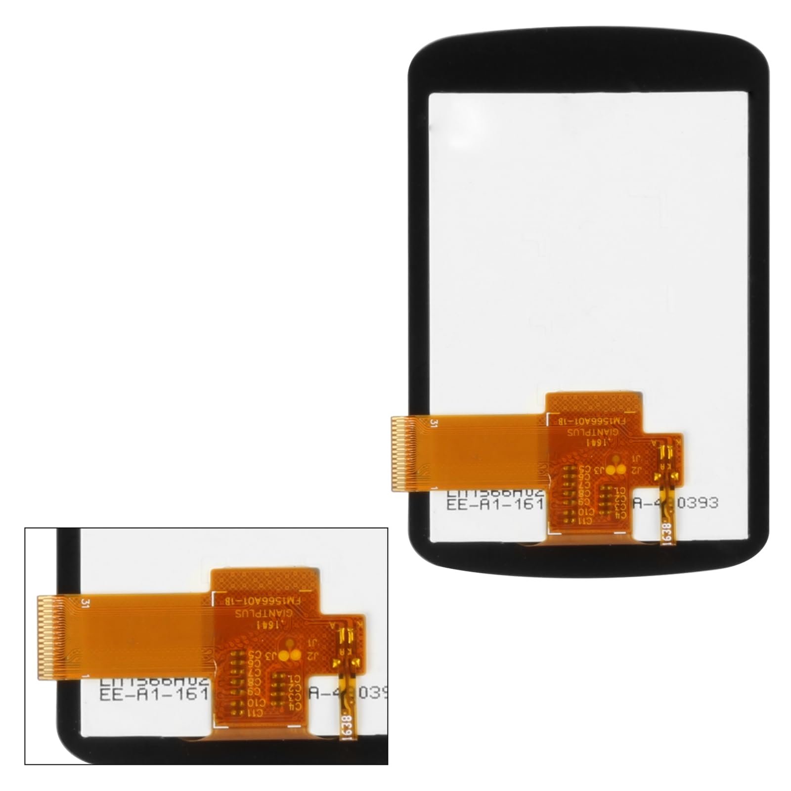 Schermo LCD per Garmin Edge 520 520Plus 520J Display LCD per Garmin Edge 520 Bici Speed Meter Touch Screen Digitizer Assembly con Kit di riparazione (nero)
