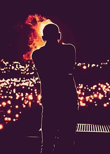 Linkin Park Vocalist - Arte de pared para sala de estar y dormitorio, impresiones sobre lienzo, 1 pieza enmarcada o sin marco, regalo para mujeres y