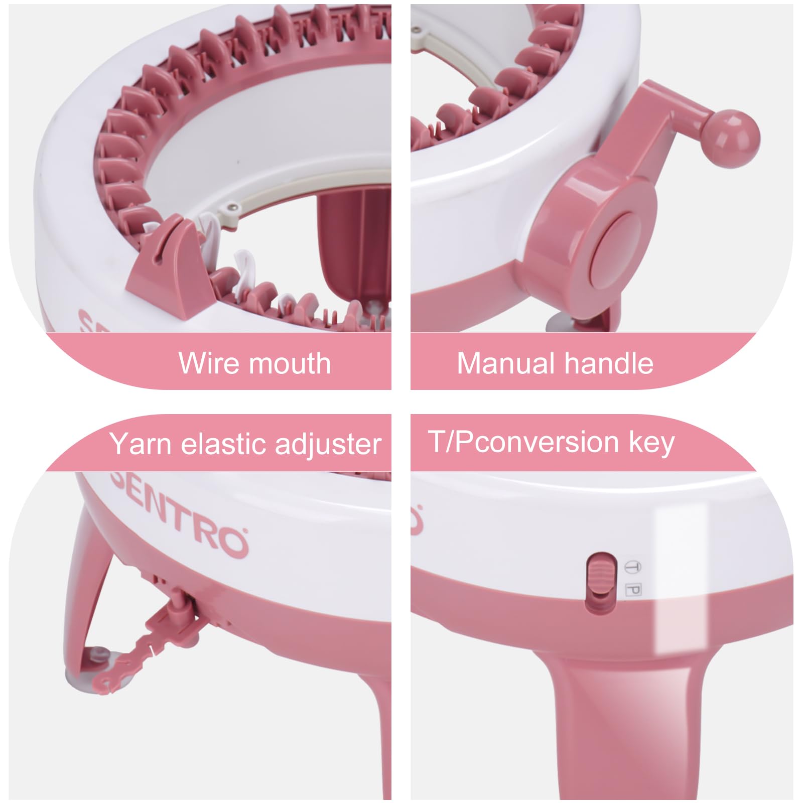 Amazon | 40本針編み機、スマートウィービングルームラウンド