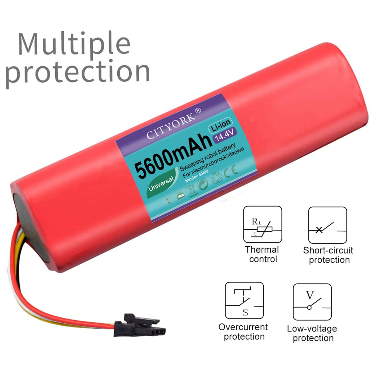 Palogreen 5600mAh Battery for Dreame L10s Ultra, L10, L10 Pro, Z10 Pro, L10s, L10 Prime, F9 D9 Pro/Max, D10/D10 Plus/D10s, L10s Ultra Gen 2, L10s Pro Gen 2, Dreame rls3d
