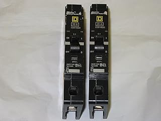 (2 BREAKERS) EDB14020 Square D Circuit Breaker, 277V, 20 Amp, 1-Pole, EDB14020
