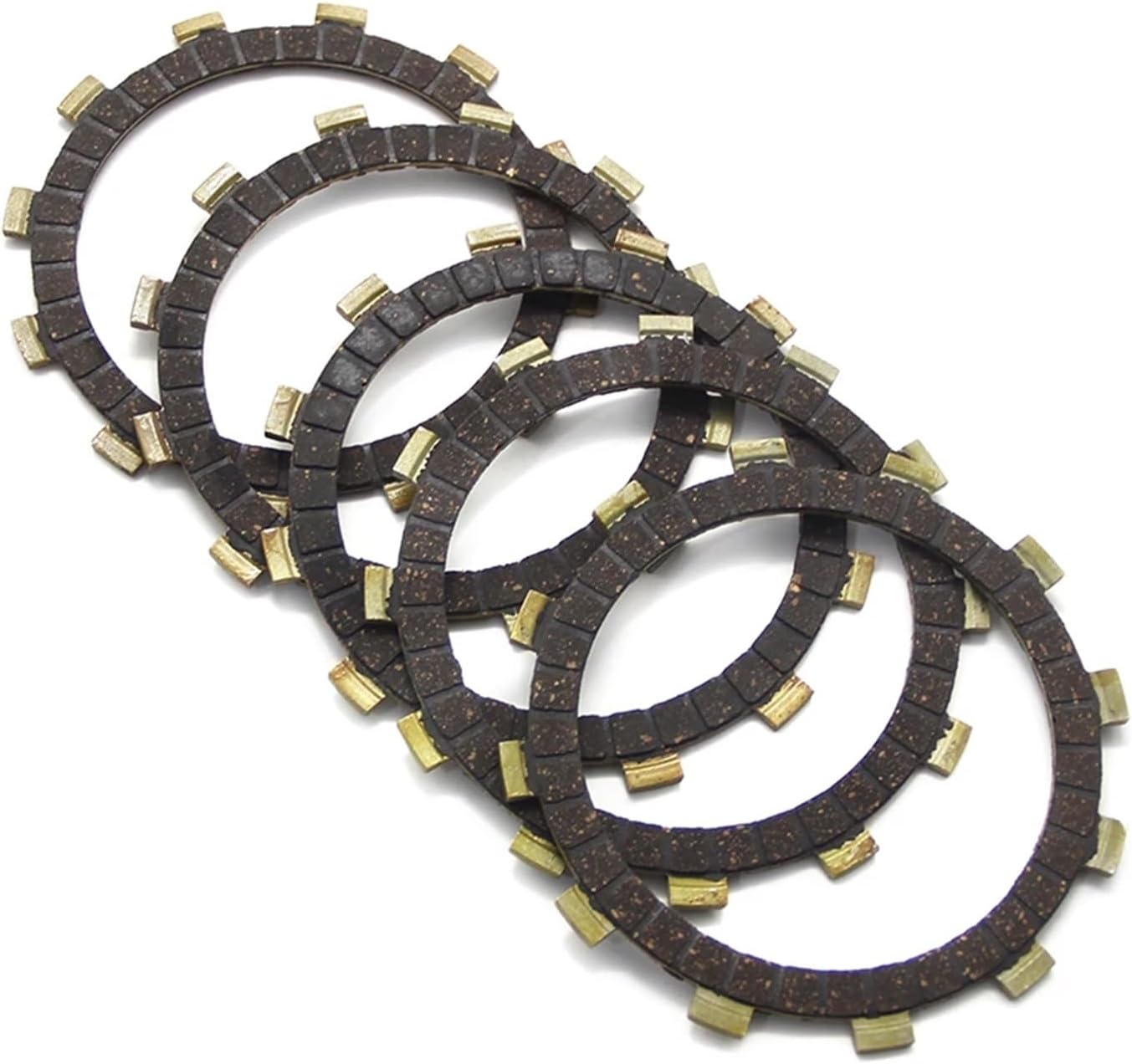Compatible with Suzuki AX100R AX100T AX100V A100 A100K A100L A100M A100N A100R A100S AX115 TS100M Motorcycle Clutch Friction Disc Plate Kit