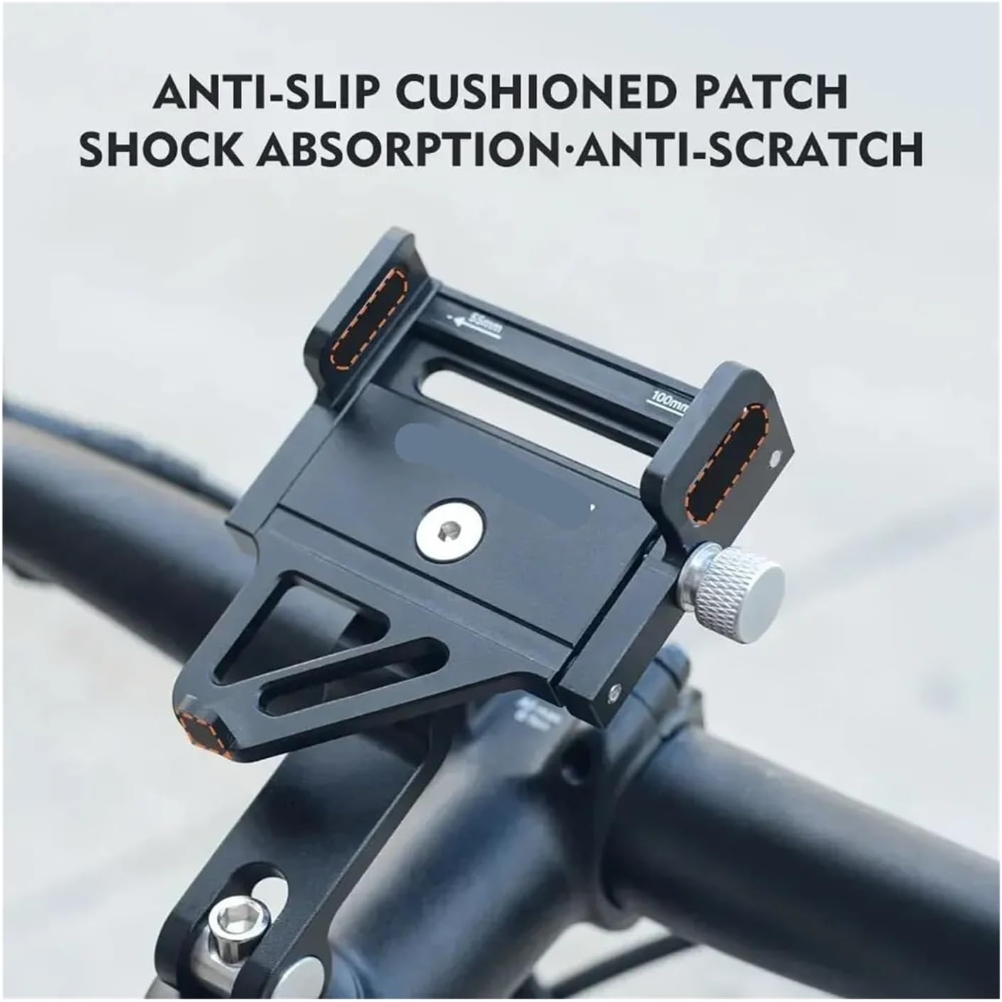 Compatible for ThinkRider MTB - 270° Rotatable Aluminum Phone Mount with Non-Slip Grip