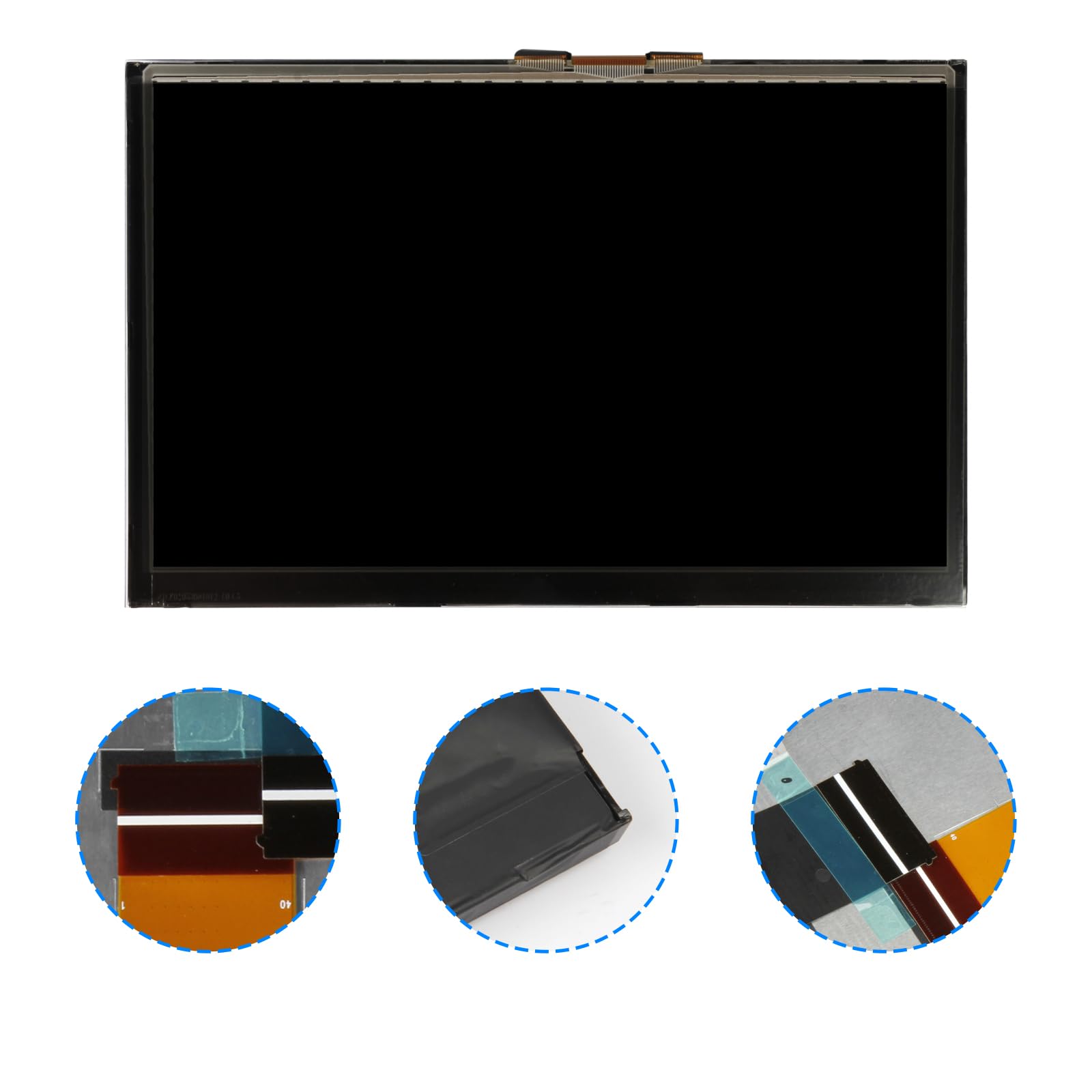 7" LCD Schermo per Jeep Compass 2017-2020 LCD Display TDO-WXGA0700K00033-V2 TDO-WXGA0700K00057-V1 Display Touch Screen con Riparazione Strumenti, Not per Uconnect 4C / UAQ/UAS