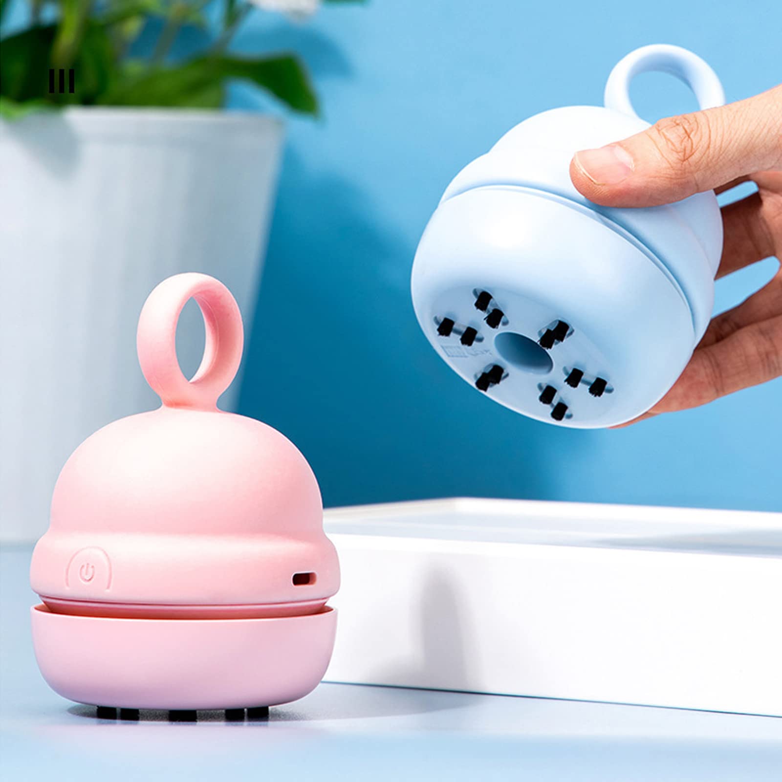 Mini Aspiradora De Escritorio Portátil, Removedor De Migas De Mesa Inalámbrico De Mano, Aspiradora De Teclado Recargable, Mejor para Limpiar Migas, Residuos De Borrador, Teclado, Etc.