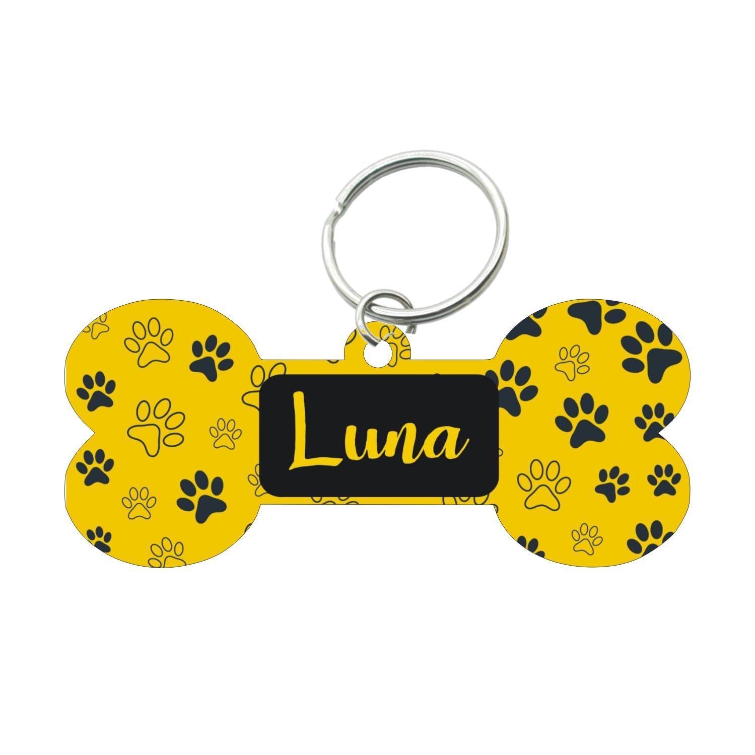 Gifts Bucket Dog Tag Collar Locket/Pendant for Dogs & Puppy Pet Tags Name, 1 Count - Luna | Dog Bone Shape Puppy Dog Tags (B0CLHG43MZ) Amazon Price History, Amazon Price Tracker