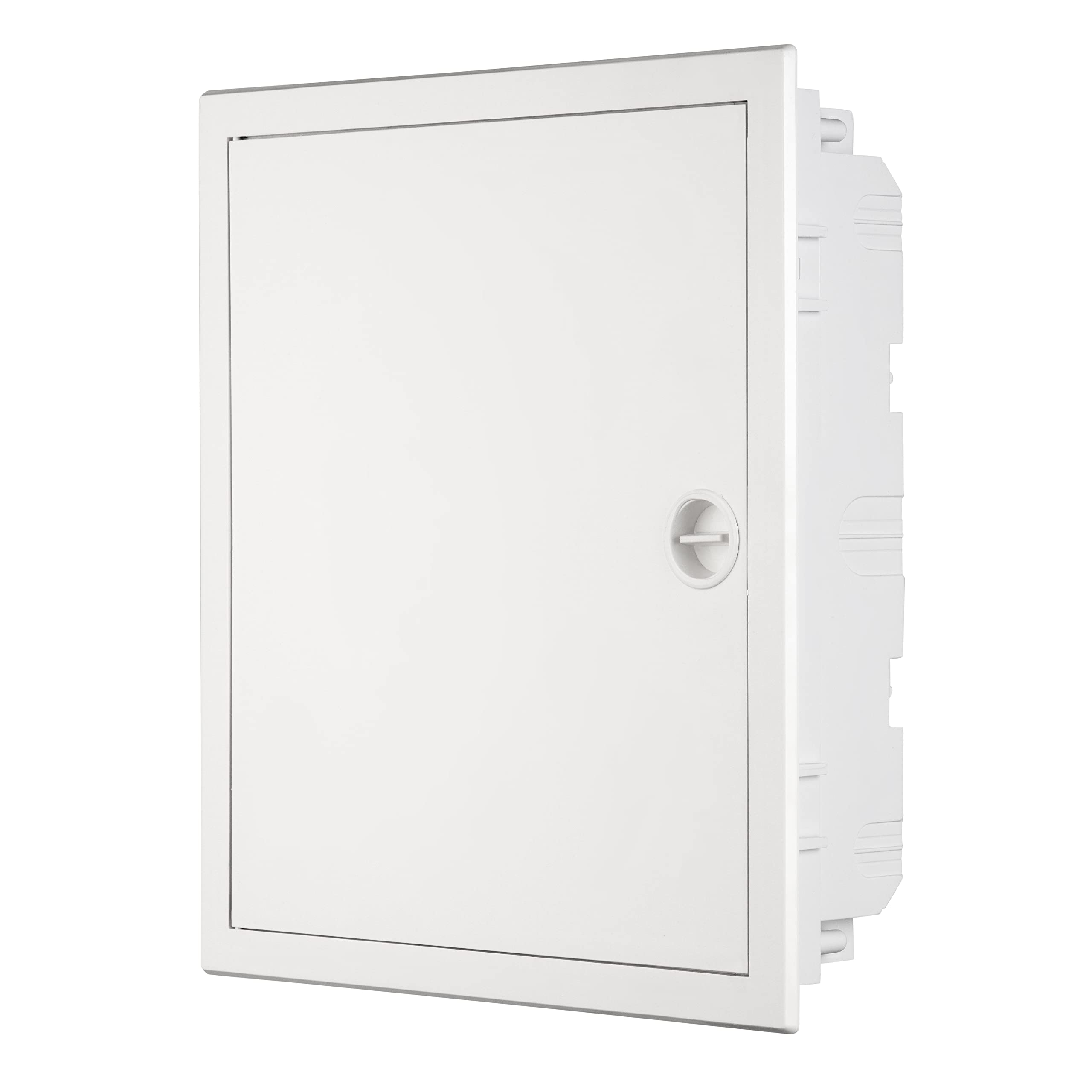 REV Verteilerkasten - Sicherungskasten Unterputz, Schaltschrank 2-reihig 24TE, 400V, 379x341x105mm, weiß