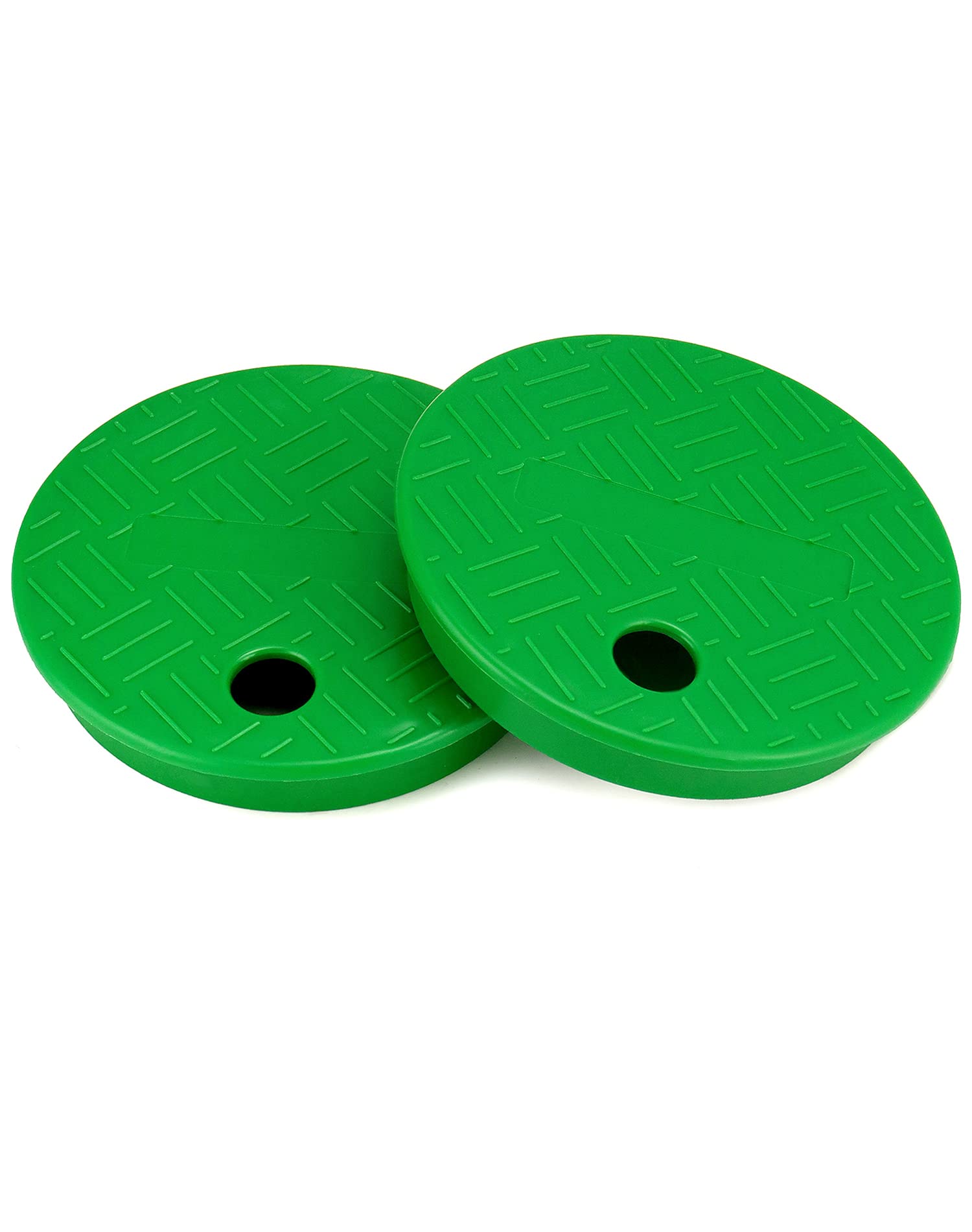 QWORK Valve Box Cover Lid, 2 Pack ID 5.5" OD 6" Round Sprinkler Valve Cover, Only for ID 5.5" Sprinkler System Covers Outdoors (6 inch)