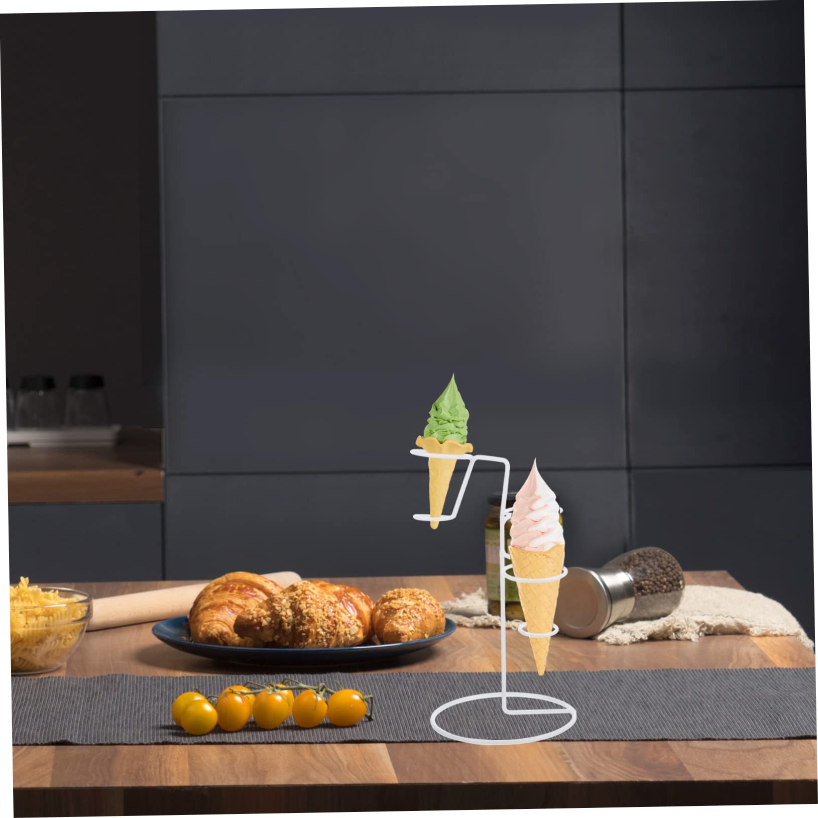 COLLBATH Eistüten Halter Metall - 6 Fächer Für Eisstand & Veranstaltungen