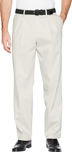 Dockers Men's Classic Fit Signature Khaki Lux Cotton Stretch Pants - Pleated (Re