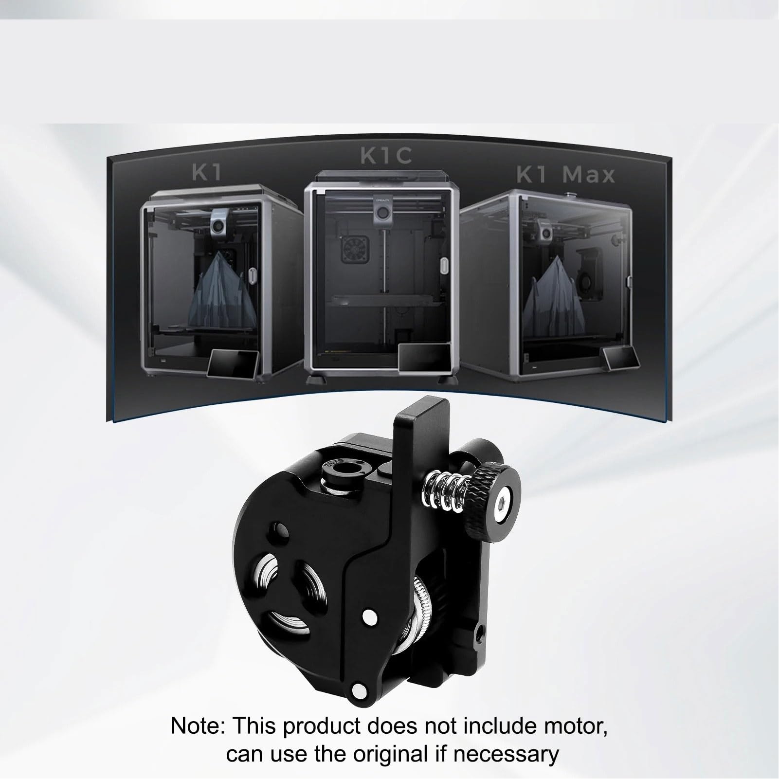 Hyuduo Dual Gear Extruder, Verbessertes Ganzmetall-Extruder-Kit mit 6,25:1 Übersetzungsverhältnis für K1 K1 Max K1C, Kompatibel mit PLA TPU PETG ABS 1,75 Mm Filament