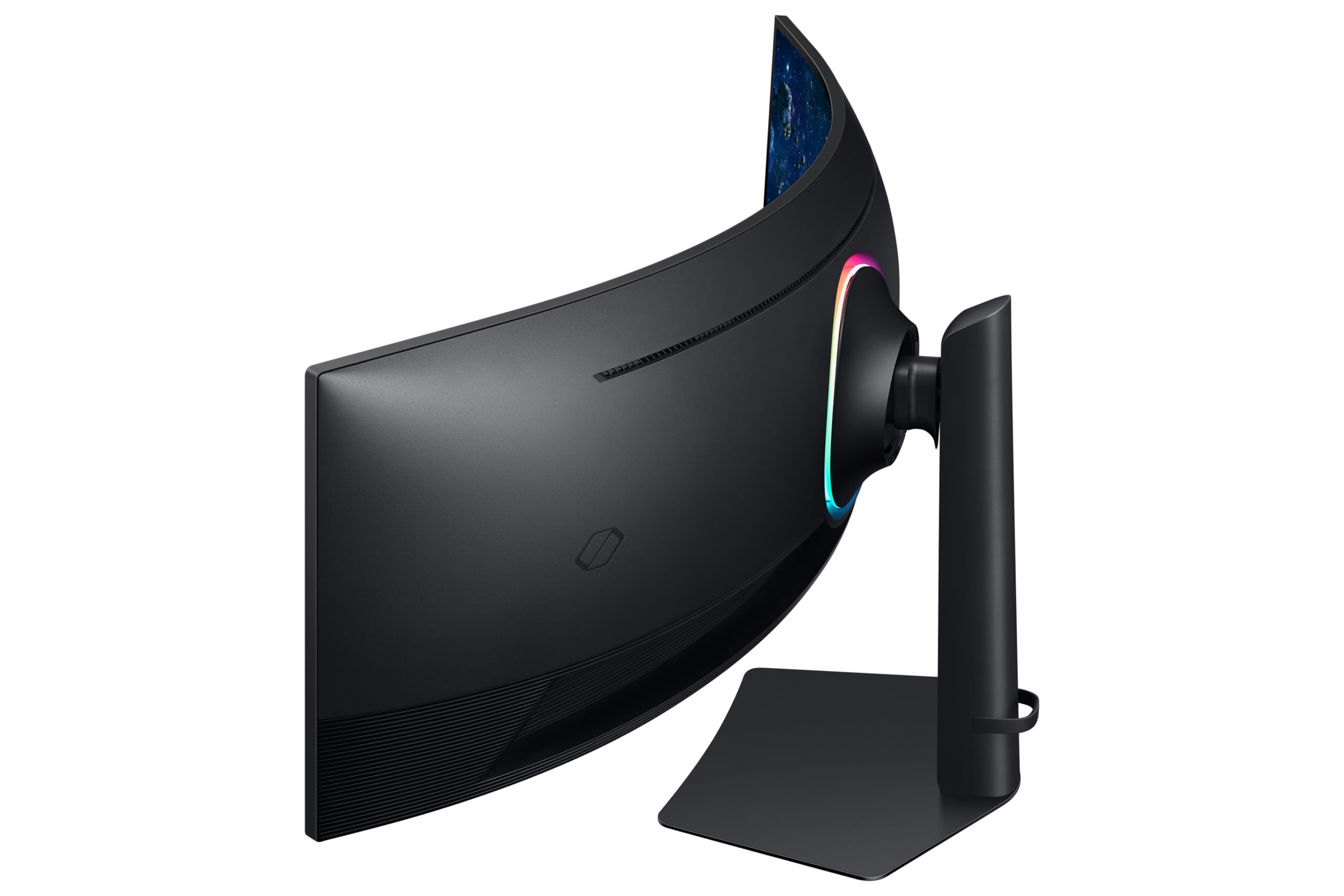 Samsung Ecran PC Odyssey G9 49’’ 240Hz, 1ms, Dalle VA Incurvée 1000R, Résolution DWQHD : 5120 x 1440, 2500:1, AMD FreeSync Premium Pro, Auto Source Switch +, Pied Ajustable, DisplayPort,LS49CG954EUXEN