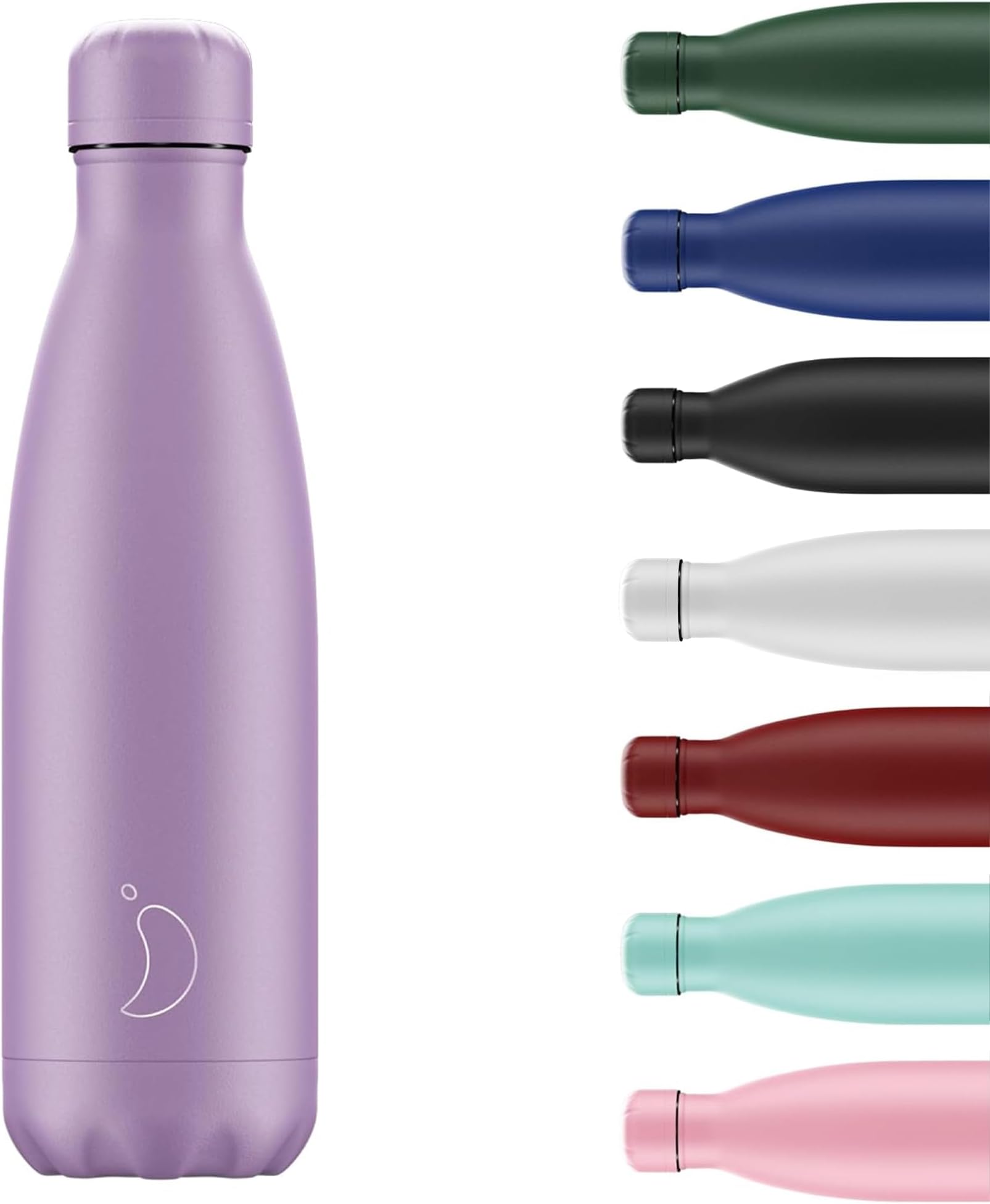 Chilly's Water Bottle | Stainless Steel and Reusable | Leak Proof, Sweat Free | Blush
