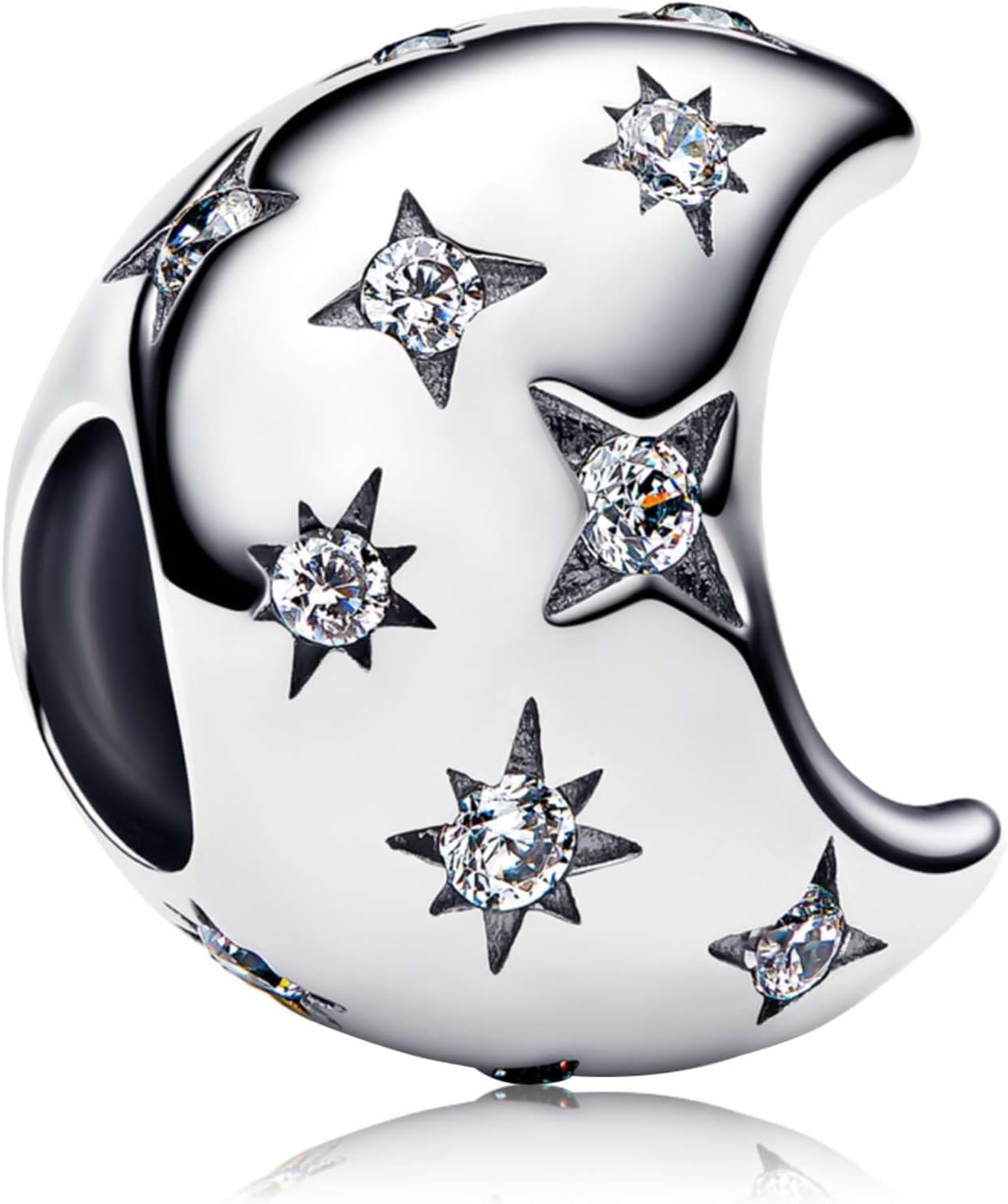 Cute Fashion Heart Charms,S925 Sterling Silver Charm,Bead for Bracelets and Necklaces,For Women Jewelry Present