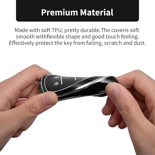 Miniatura 6 de OFFCURVE Funda para llavero de Chevy, protección completa, funda para llavero de automóvil para Chevrolet Malibu Equinox Camaro Cruze Tahoe Traverse