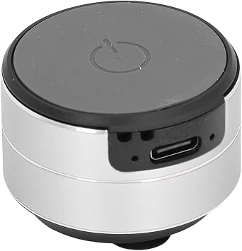 Bone Conduction Speaker, Portable Cordless Bluetooth Speaker Stereo Music Player with Suction Cup Base, Support Dual Speaker Pairing Connection Silver