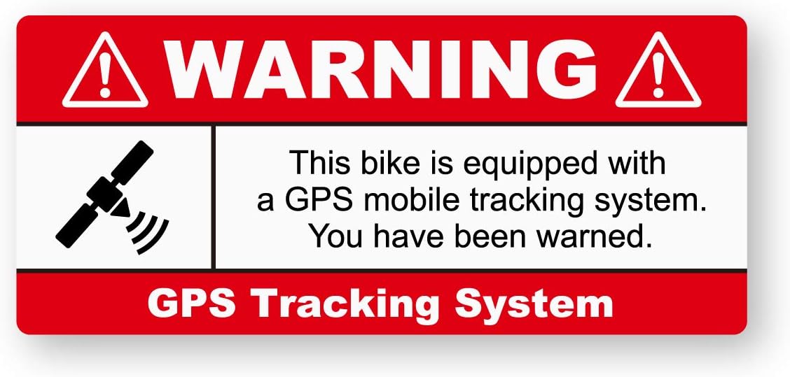 Amazon New Gps盗難防止ステッカー 自転車用 再帰反射 耐水 追跡 イモビライザー ダミー クロスバイク セキュリティー Gps自転車 車 バイク 車 バイク