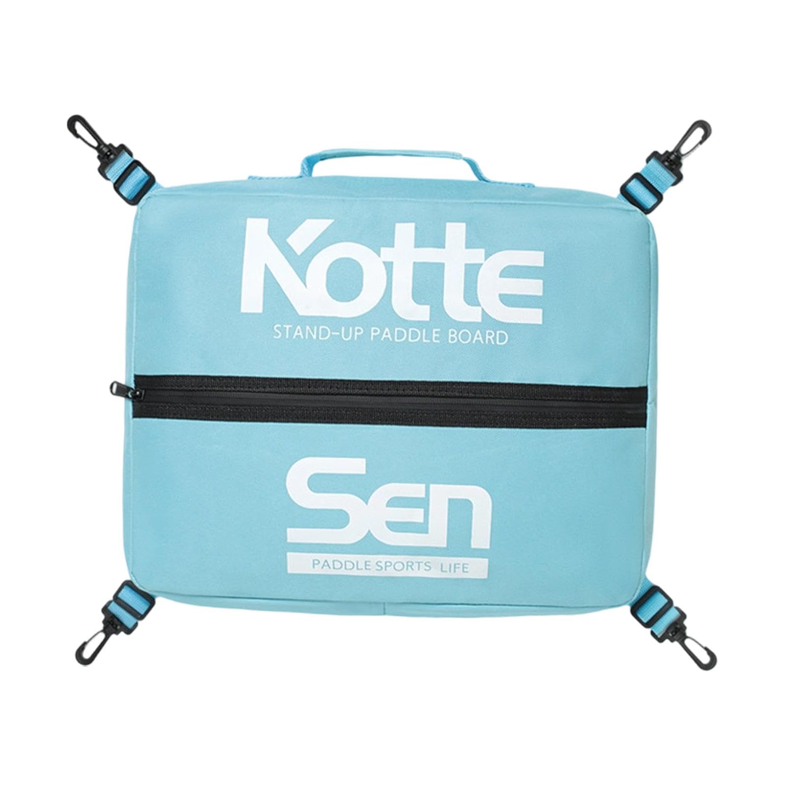 Baoblaze Paddle Board Deck Bag, Insulated Oxford Waterproof Large Capacity Cooler Deck Storage Bag Portable Lightweight Cooling Part Organizer Pouch with Handle for Boating Camping Beach Drinks, Blue
