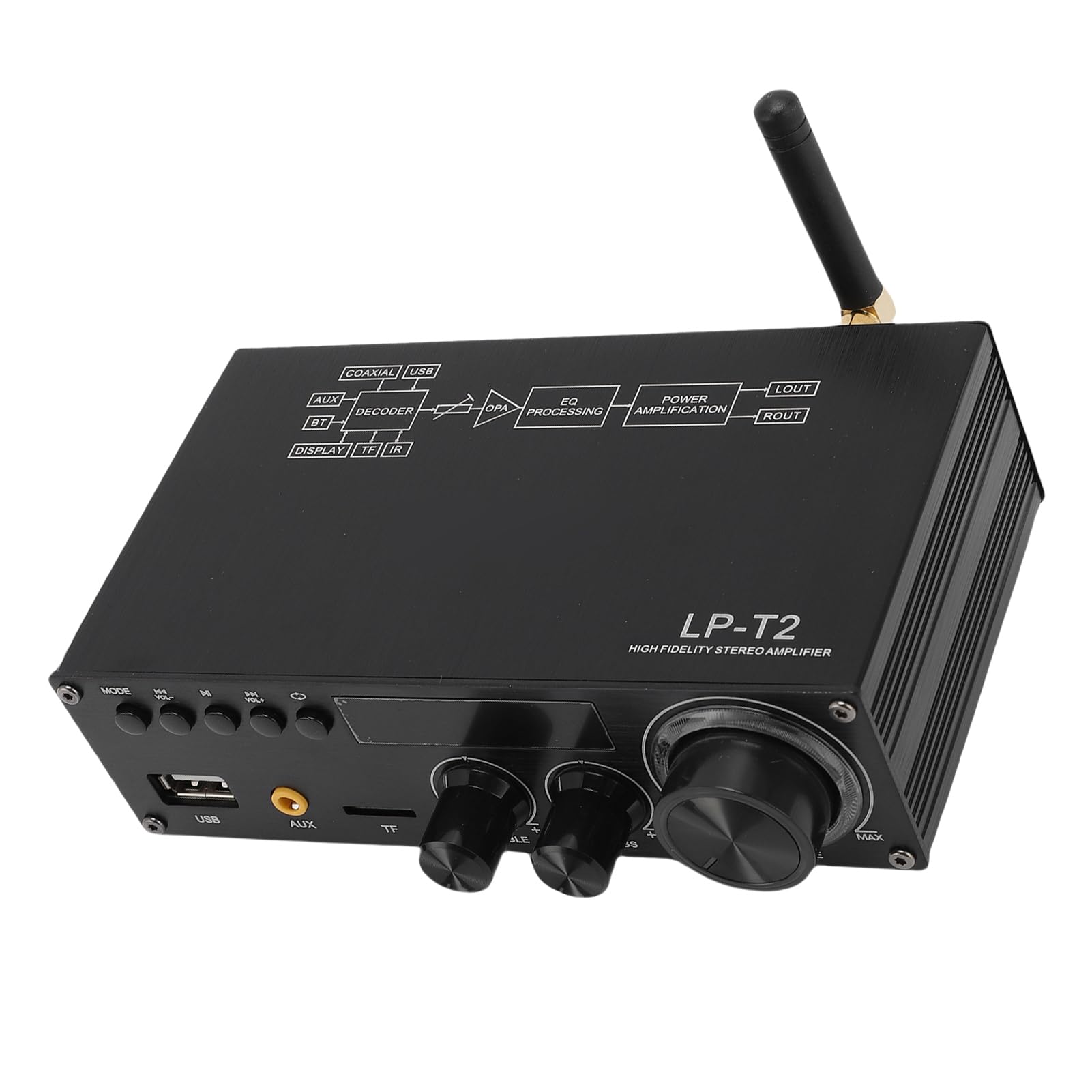 Amplificatore per Prestazioni Hifi, 5.1 Stereo -Slower -E eq Control per Home (Spina europea)
