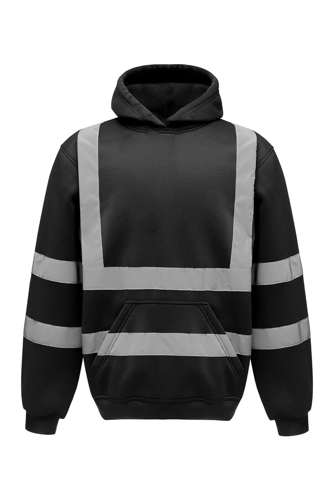 Hi Vis Hoodies Sweatshirt Safety Hi Viz Work Tops Pull Over High Visibility Security Super Soft Cosy Fleece Hoody Jumpers