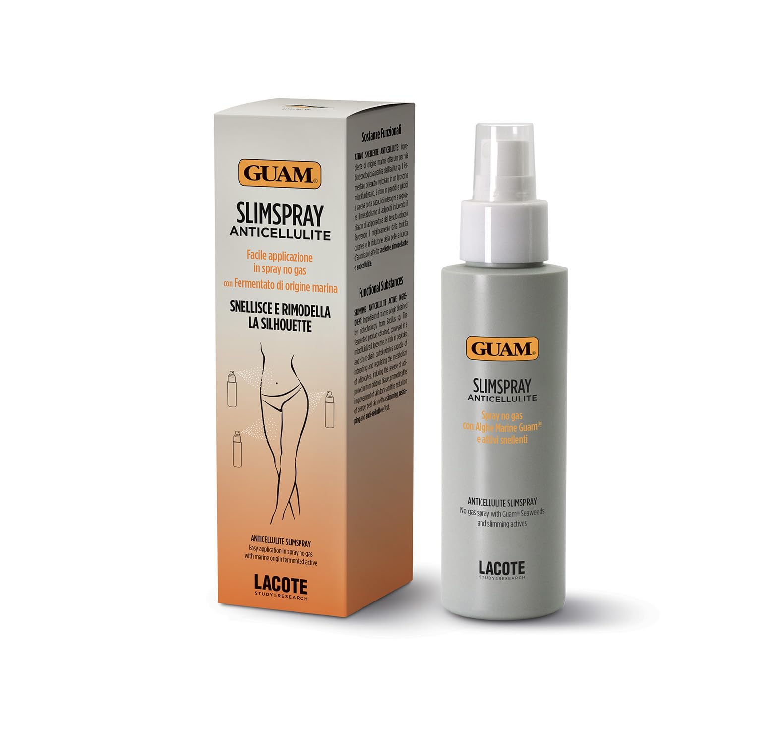  Guam Slim Anti-Cellulite Spray per Donne per uso quotidiano Riciclo delle Cellule senza Dolori
| Guam Slim Anti-Celluli