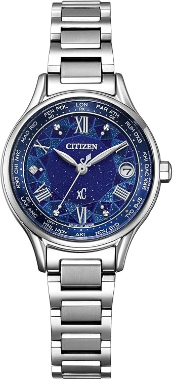 Citizen Wristwatch Cross Sea Waterproof Eco-Drive Radio-Controlled Watch, Bracelet Type