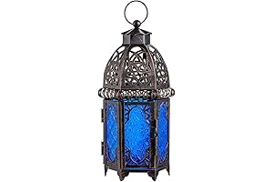 DECORKEY Halloween Blue Lantern
