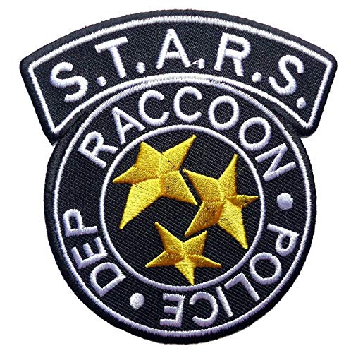 Resident Evil Black Raccoon Police Dept Embroidered Patch