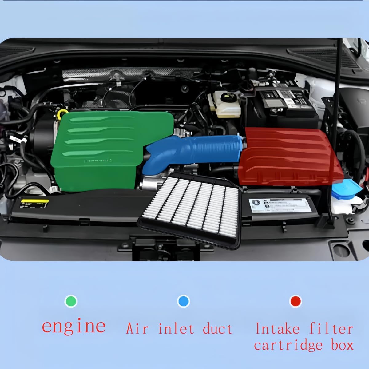 JTEAF11002 Engine Air Filter for ARMADA (2023-2017),QX80 (2023-2014),QX56 (2013-2011) Replacement for 16546-1LA0A,CA11002,480329, AF5193, 33-2456, AF5193, 200298,PA9943, AF5193, A59148,SA11002