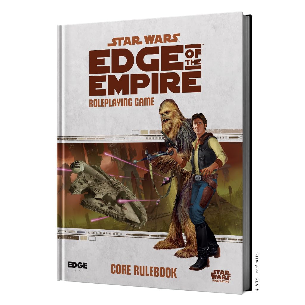 Edge Studio Star Wars Edge of The Empire Core Rulebook | Roleplaying Game | Strategy Game for Adults and Kids | Ages 14 and up | 3-5 Players | Average Playtime 1 Hour | Made