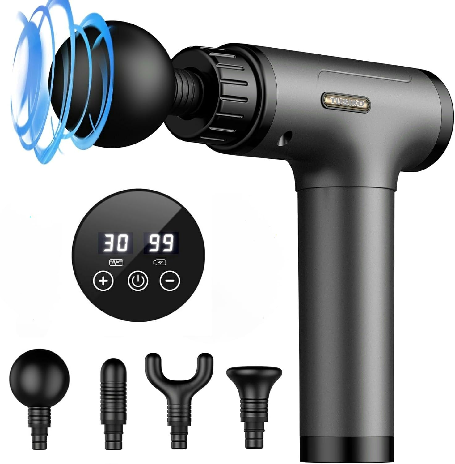 See full amazon price history chart for TUSIKO-Premium-Muscle-Body-Massager-Gun-with-6-speed-for-Pain-and-Stress-Relief-with-4-Massage-Head-Battery-Powered (MG-6) TUSIKO-Premium-Muscle-Body-Massager-Gun-with-6-speed-for-Pain-and-Stress-Relief-with-4-Massage-Head-Battery-Powered (MG-6) (B0CYP3PS6X) Amazon Price History, Amazon Price Tracker